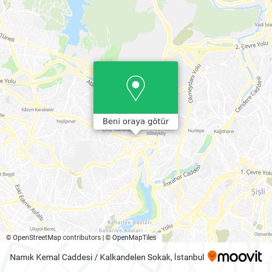 Namık Kemal Caddesi / Kalkandelen Sokak harita