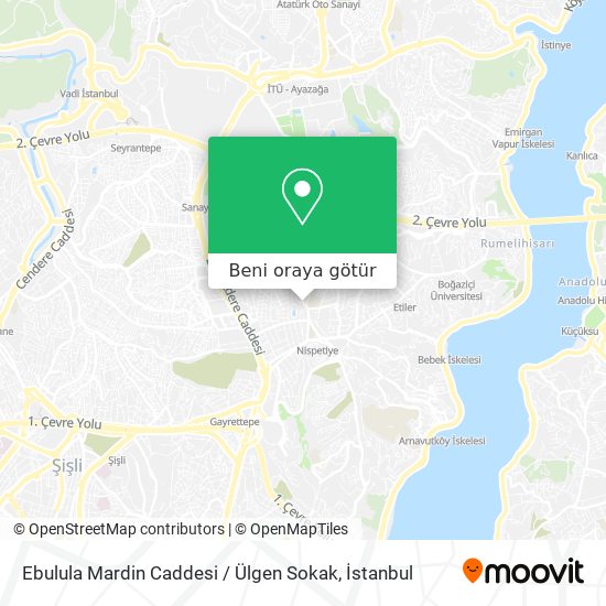 Ebulula Mardin Caddesi / Ülgen Sokak harita