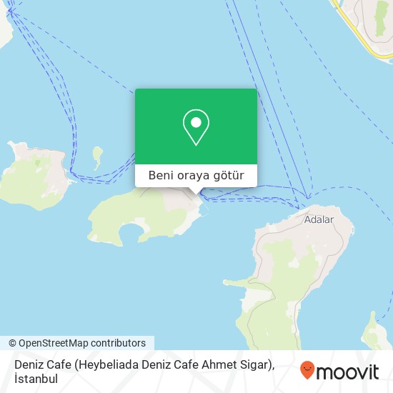 Deniz Cafe (Heybeliada Deniz Cafe Ahmet Sigar) harita