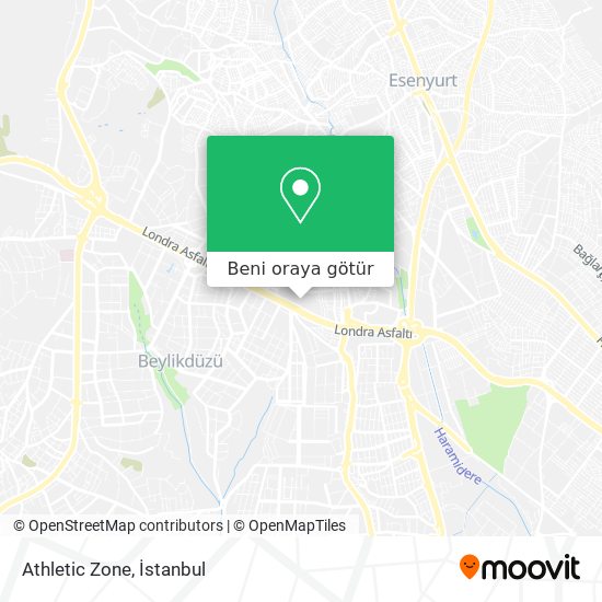 Athletic Zone harita