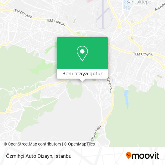 Özmihçi Auto Dizayn harita