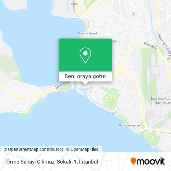 Örme Sanayi Çıkmazı Sokak, 1 harita