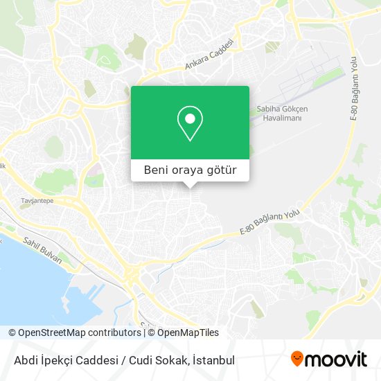 Abdi İpekçi Caddesi / Cudi Sokak harita