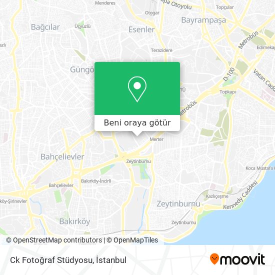 Ck Fotoğraf Stüdyosu harita