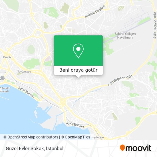 Güzel Evler Sokak harita