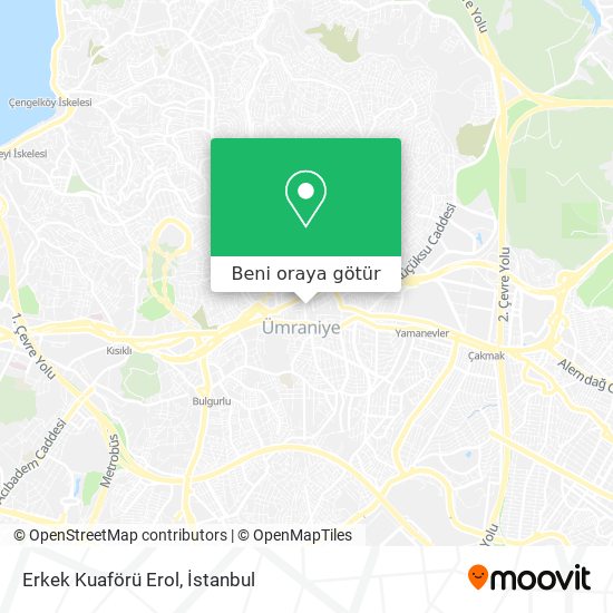 Erkek Kuaförü Erol harita