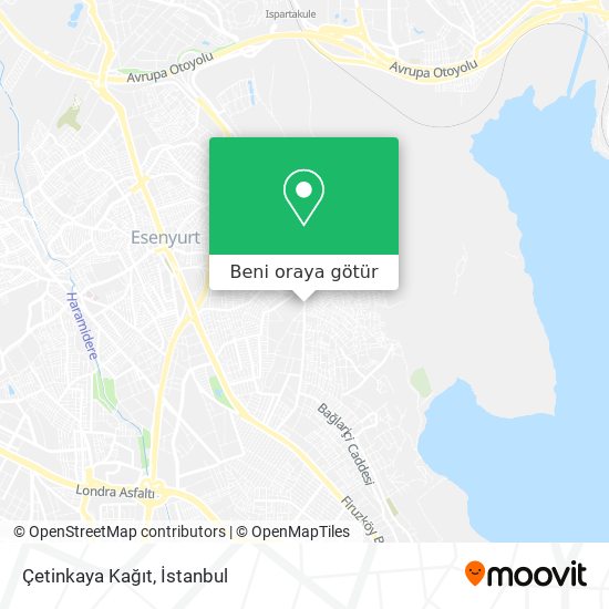 Çetinkaya Kağıt harita