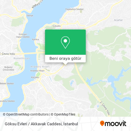 Göksu Evleri / Akkavak Caddesi harita