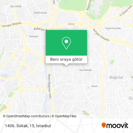 1406. Sokak, 15 harita