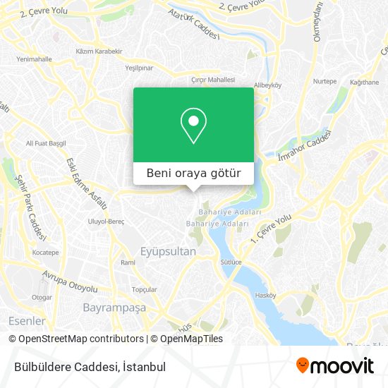 Bülbüldere Caddesi harita