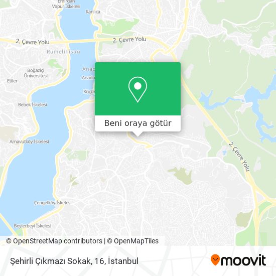 Şehirli Çıkmazı Sokak, 16 harita