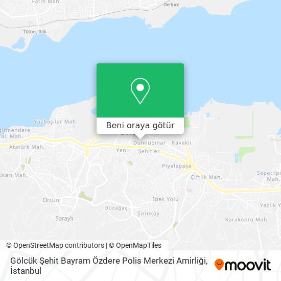 Gölcük Şehit Bayram Özdere Polis Merkezi Amirliği harita