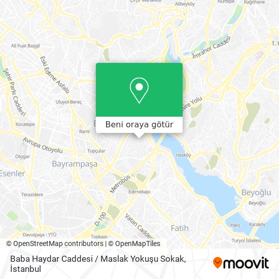 Baba Haydar Caddesi / Maslak Yokuşu Sokak harita
