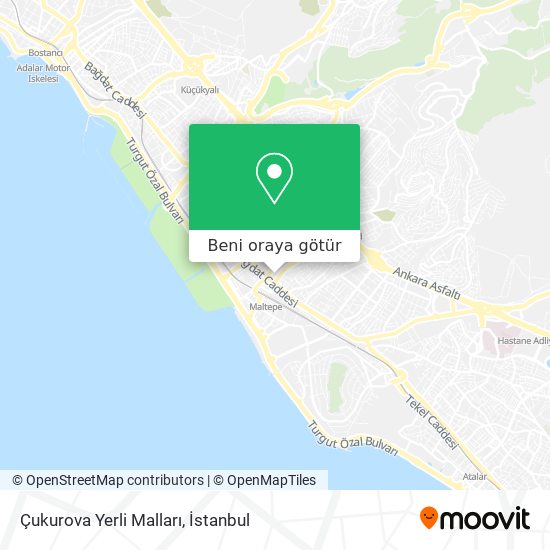 Çukurova Yerli Malları harita