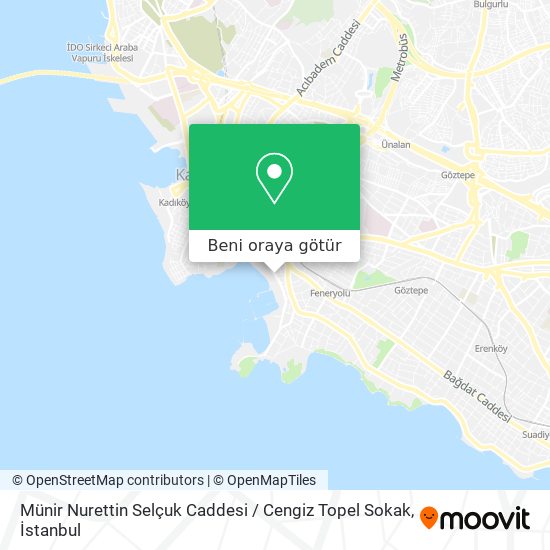 Münir Nurettin Selçuk Caddesi / Cengiz Topel Sokak harita