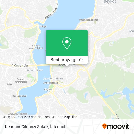 Kehribar Çıkmazı Sokak harita