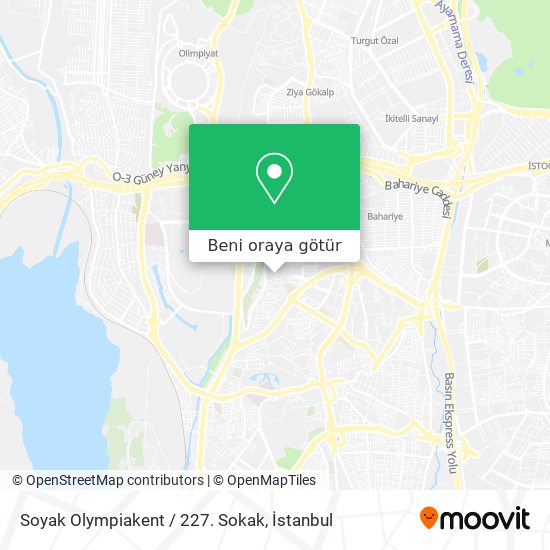 Soyak Olympiakent / 227. Sokak harita