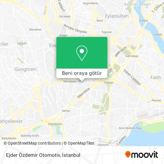 Ejder Özdemir Otomotiv harita