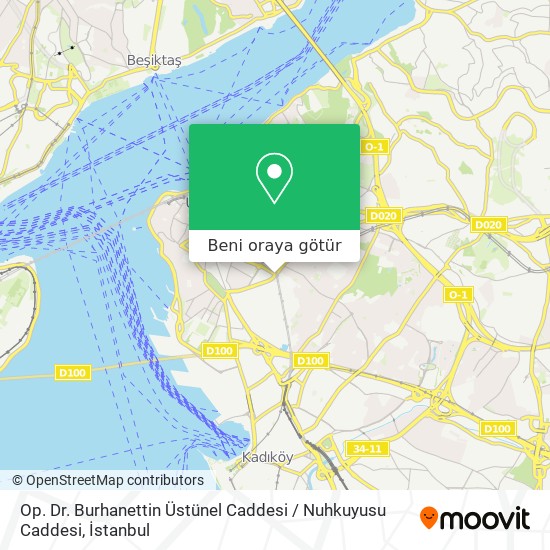 Op. Dr. Burhanettin Üstünel Caddesi / Nuhkuyusu Caddesi harita