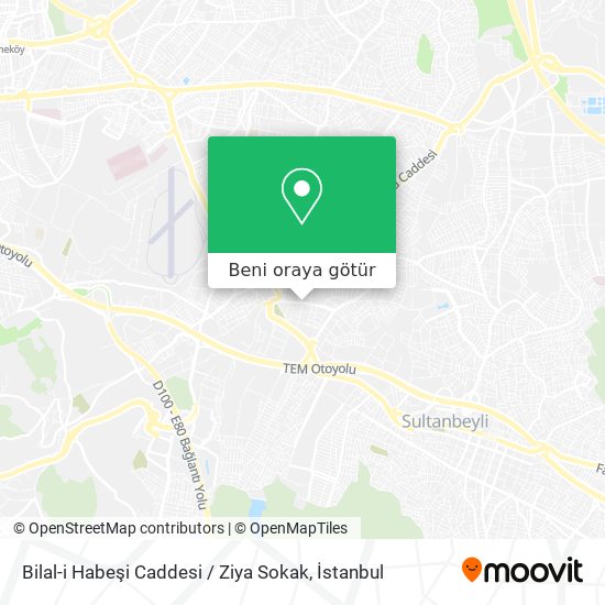 Bilal-i Habeşi Caddesi / Ziya Sokak harita