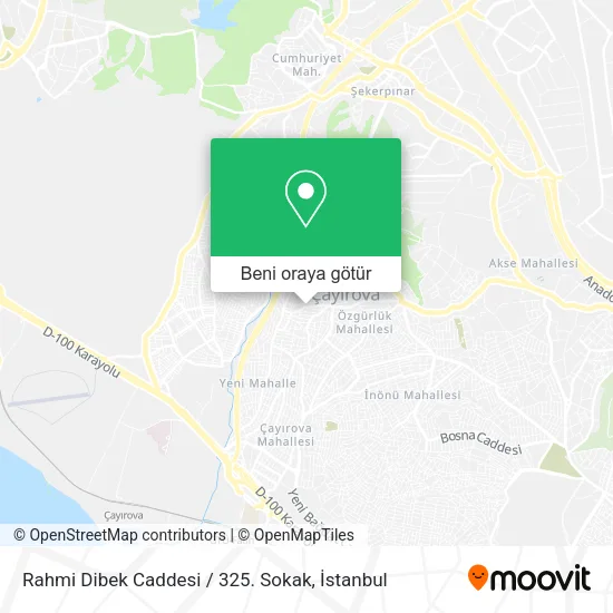 Rahmi Dibek Caddesi / 325. Sokak harita