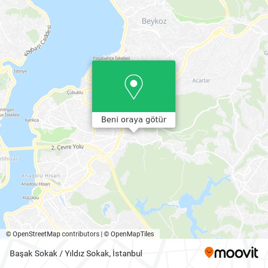 Başak Sokak / Yıldız Sokak harita