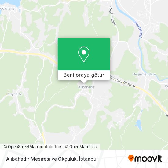 Alibahadır Mesiresi ve Okçuluk harita