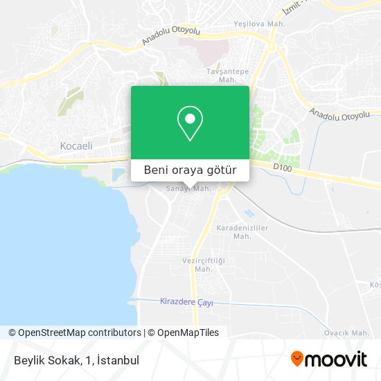 Beylik Sokak, 1 harita