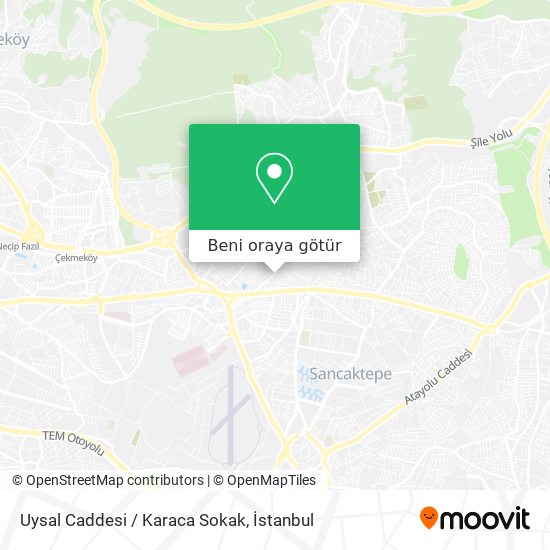Uysal Caddesi / Karaca Sokak harita