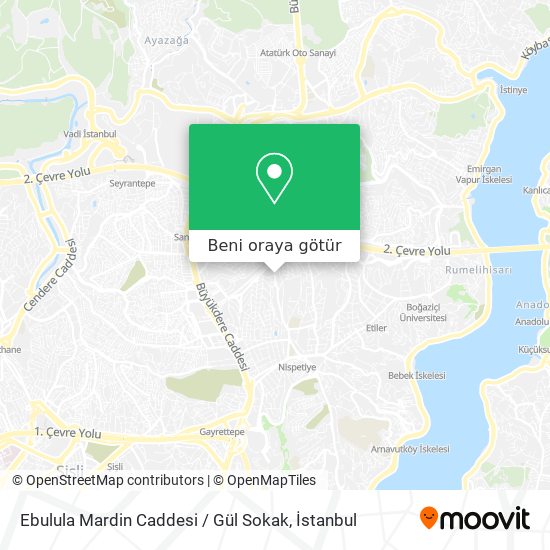 Ebulula Mardin Caddesi / Gül Sokak harita