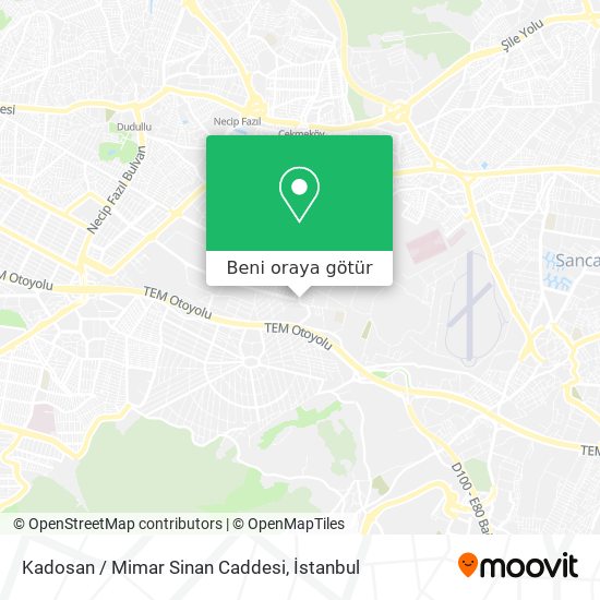 Kadosan / Mimar Sinan Caddesi harita