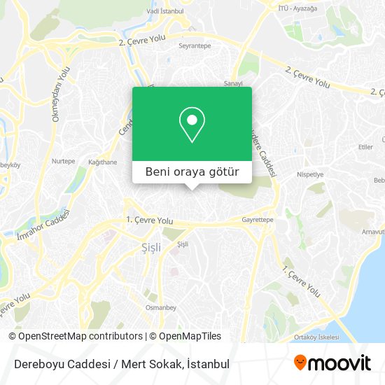 Dereboyu Caddesi / Mert Sokak harita
