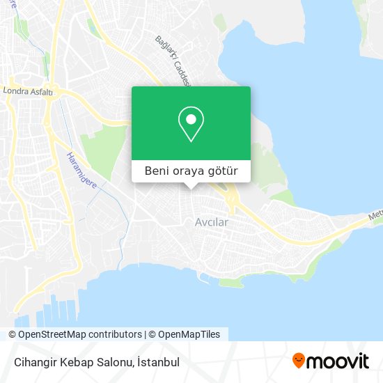 Cihangir Kebap Salonu harita