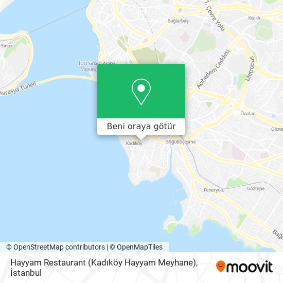 Hayyam Restaurant (Kadıköy Hayyam Meyhane) harita