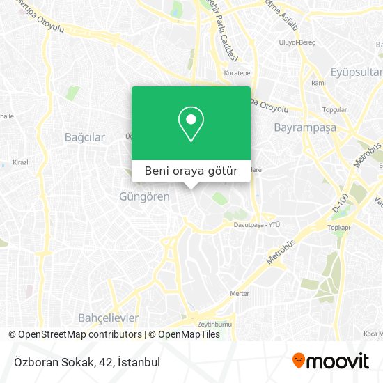 Özboran Sokak, 42 harita
