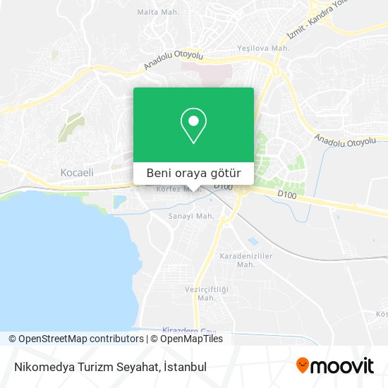 Nikomedya Turizm Seyahat harita