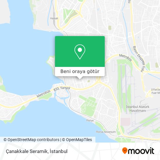 Çanakkale Seramik harita