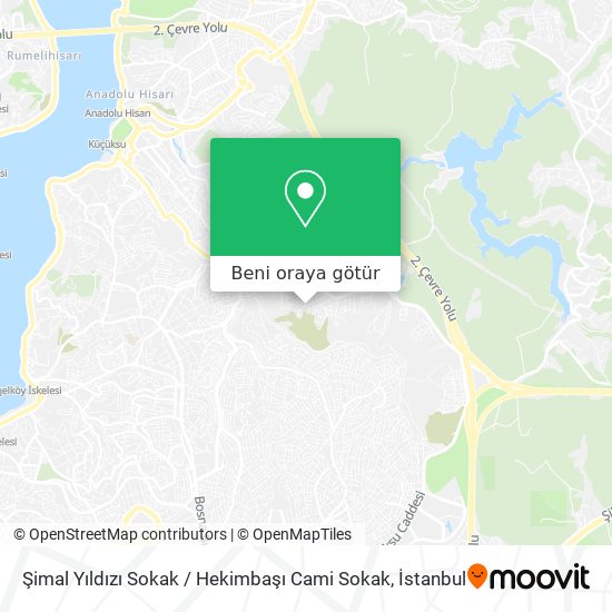 Şimal Yıldızı Sokak / Hekimbaşı Cami Sokak harita