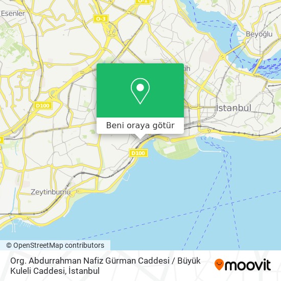 Org. Abdurrahman Nafiz Gürman Caddesi / Büyük Kuleli Caddesi harita