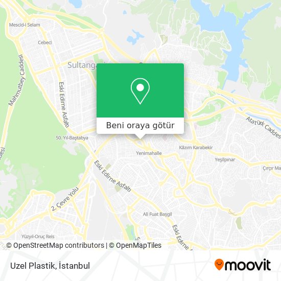 Uzel Plastik harita