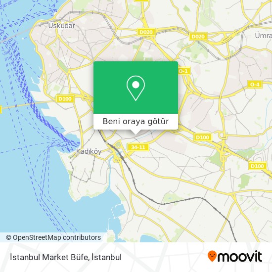 İstanbul Market Büfe harita