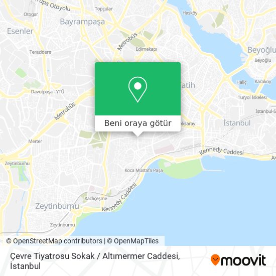 Çevre Tiyatrosu Sokak / Altımermer Caddesi harita