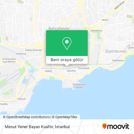 Mesut Yener Bayan Kuaför harita