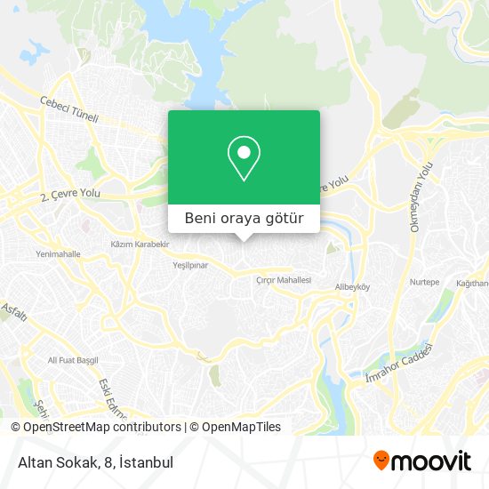 Altan Sokak, 8 harita