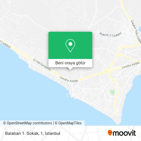 Balaban 1. Sokak, 1 harita