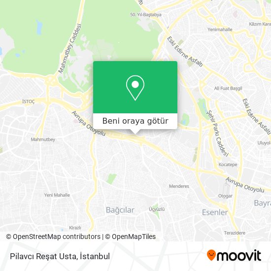 Pilavcı Reşat Usta harita