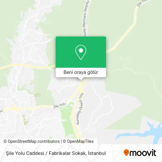 Şile Yolu Caddesi / Fabrikalar Sokak harita