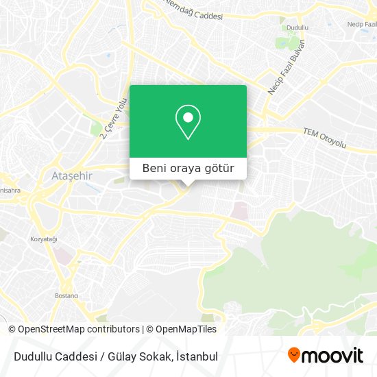 Dudullu Caddesi / Gülay Sokak harita