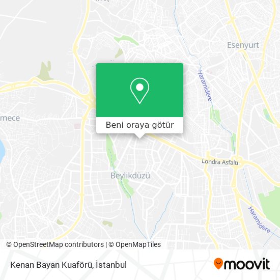 Kenan Bayan Kuaförü harita