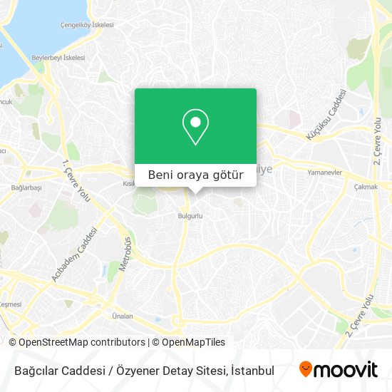 Bağcılar Caddesi / Özyener Detay Sitesi harita